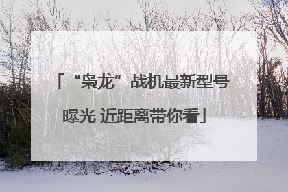 “枭龙”战机最新型号曝光 近距离带你看