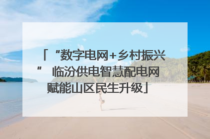 “数字电网+乡村振兴” 临汾供电智慧配电网赋能山区民生升级