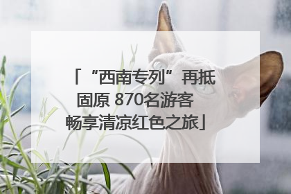 “西南专列”再抵固原 870名游客畅享清凉红色之旅