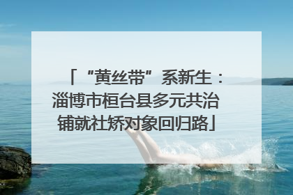 “黄丝带”系新生：淄博市桓台县多元共治铺就社矫对象回归路