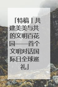 特稿丨共建美美与共的文明百花园——首个文明对话国际日全球巡礼