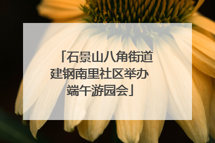石景山八角街道建钢南里社区举办端午游园会