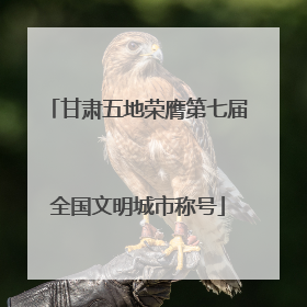甘肃五地荣膺第七届全国文明城市称号