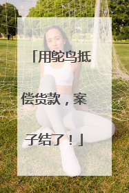 用鸵鸟抵偿货款，案子结了！