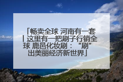 畅卖全球 河南有一套丨这里有一把刷子行销全球 鹿邑化妆刷：“刷”出美丽经济新世界