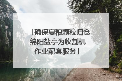 确保夏粮颗粒归仓 绵阳盐亭为收割机作业配套服务