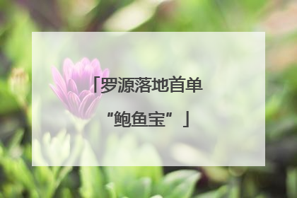罗源落地首单“鲍鱼宝”