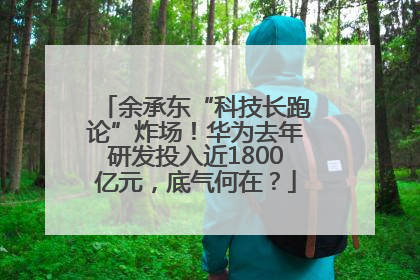 余承东“科技长跑论”炸场！华为去年研发投入近1800亿元，底气何在？