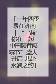 一年四季·泉在济南｜“‘赫’你在一起 中国颐莲喷雾节”盛大开启 共赴水润之约