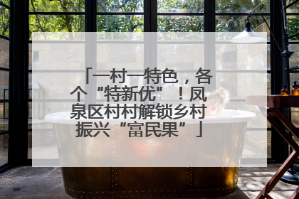 一村一特色，各个“特新优”！凤泉区村村解锁乡村振兴“富民果”