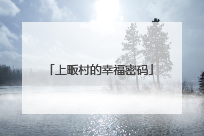 上畈村的幸福密码