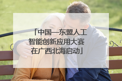 中国—东盟人工智能创新应用大赛在广西北海启动
