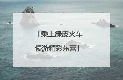 乘上绿皮火车 慢游精彩东营