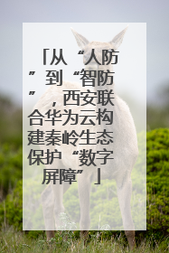 从“人防”到“智防”，西安联合华为云构建秦岭生态保护“数字屏障”