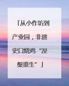 从小作坊到产业园，非遗史口烧鸡“涅槃重生”