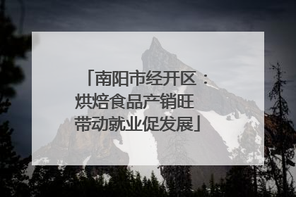 南阳市经开区：烘焙食品产销旺 带动就业促发展