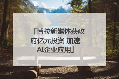 博拉新媒体获政府亿元投资 加速AI企业应用