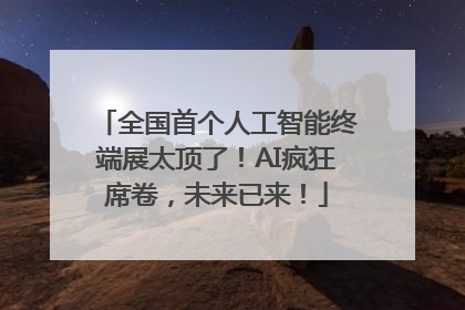 全国首个人工智能终端展太顶了！AI疯狂席卷，未来已来！