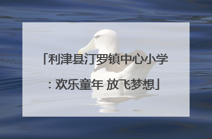 利津县汀罗镇中心小学：欢乐童年 放飞梦想