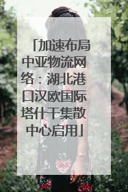 加速布局中亚物流网络：湖北港口汉欧国际塔什干集散中心启用