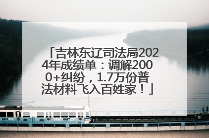 吉林东辽司法局2024年成绩单：调解2000+纠纷，1.7万份普法材料飞入百姓家！