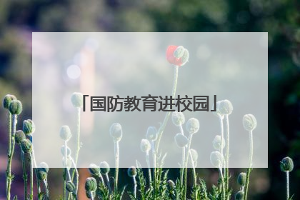 国防教育进校园