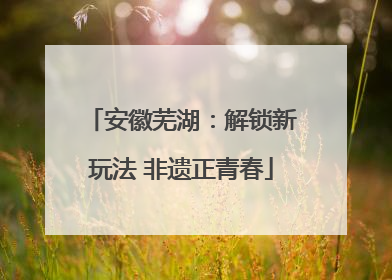 安徽芜湖：解锁新玩法 非遗正青春