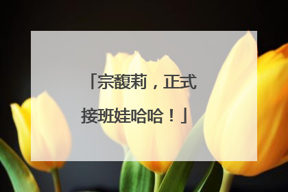 宗馥莉，正式接班娃哈哈！