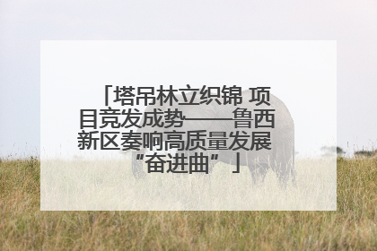 塔吊林立织锦 项目竞发成势——鲁西新区奏响高质量发展“奋进曲”
