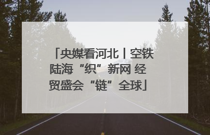 央媒看河北丨空铁陆海“织”新网 经贸盛会“链”全球