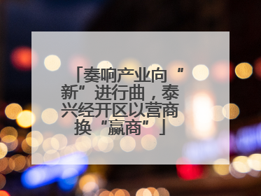奏响产业向“新”进行曲，泰兴经开区以营商换“赢商”