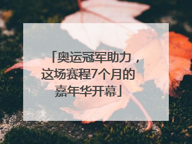 奥运冠军助力，这场赛程7个月的嘉年华开幕