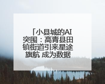 小县城的AI突围：高青县田镇街道引来星途旗航 成为数据标注先行军