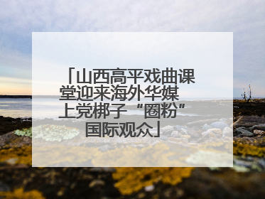 山西高平戏曲课堂迎来海外华媒 上党梆子“圈粉”国际观众