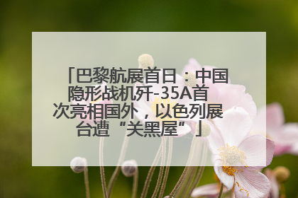 巴黎航展首日：中国隐形战机歼-35A首次亮相国外，以色列展台遭“关黑屋”