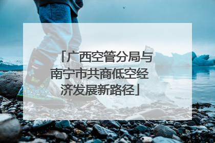广西空管分局与南宁市共商低空经济发展新路径