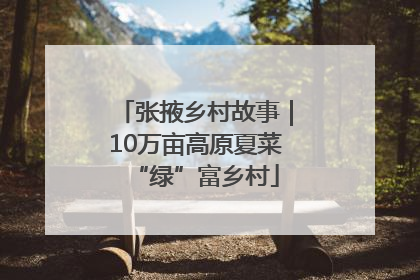 张掖乡村故事｜10万亩高原夏菜“绿”富乡村