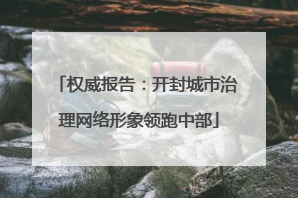 权威报告：开封城市治理网络形象领跑中部