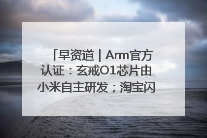 早资道｜Arm官方认证：玄戒O1芯片由小米自主研发；淘宝闪购联合饿了么日订单超4000万