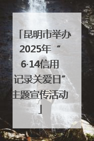 昆明市举办2025年“6·14信用记录关爱日”主题宣传活动