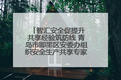 智汇安全促提升 共享经验筑防线 青岛市即墨区安委办组织安全生产共享专家现场观摩学习活动