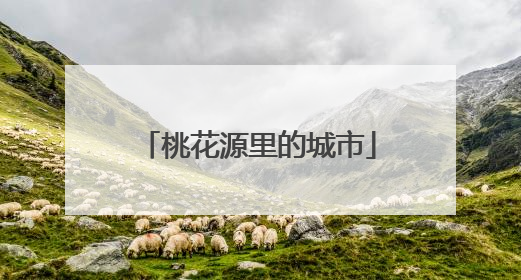 桃花源里的城市