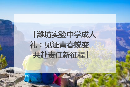 潍坊实验中学成人礼：见证青春蜕变 共赴责任新征程