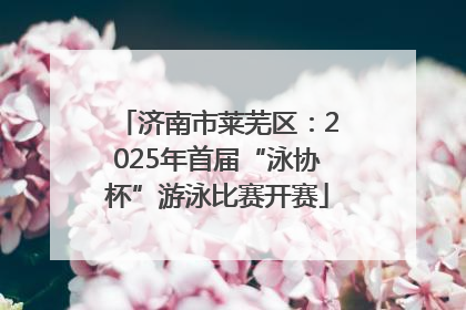 济南市莱芜区：2025年首届“泳协杯”游泳比赛开赛