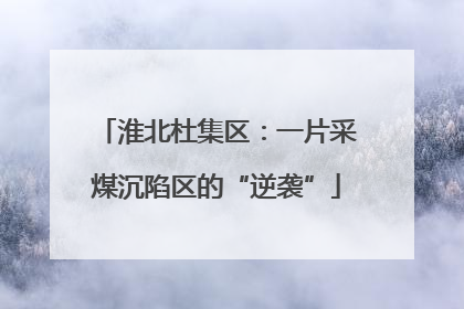 淮北杜集区：一片采煤沉陷区的“逆袭”