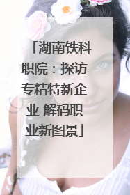 湖南铁科职院：探访专精特新企业 解码职业新图景