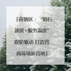荷塘区：“骑行速度+服务温度”双轮驱动 打造营商环境新高地