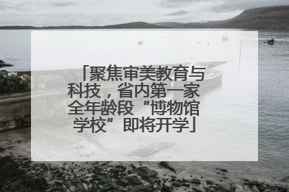 聚焦审美教育与科技，省内第一家全年龄段“博物馆学校”即将开学