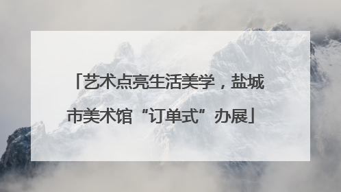 艺术点亮生活美学，盐城市美术馆“订单式”办展