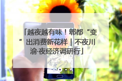 越夜越有味！郫都“变”出消费新花样｜不夜川渝·夜经济调研行